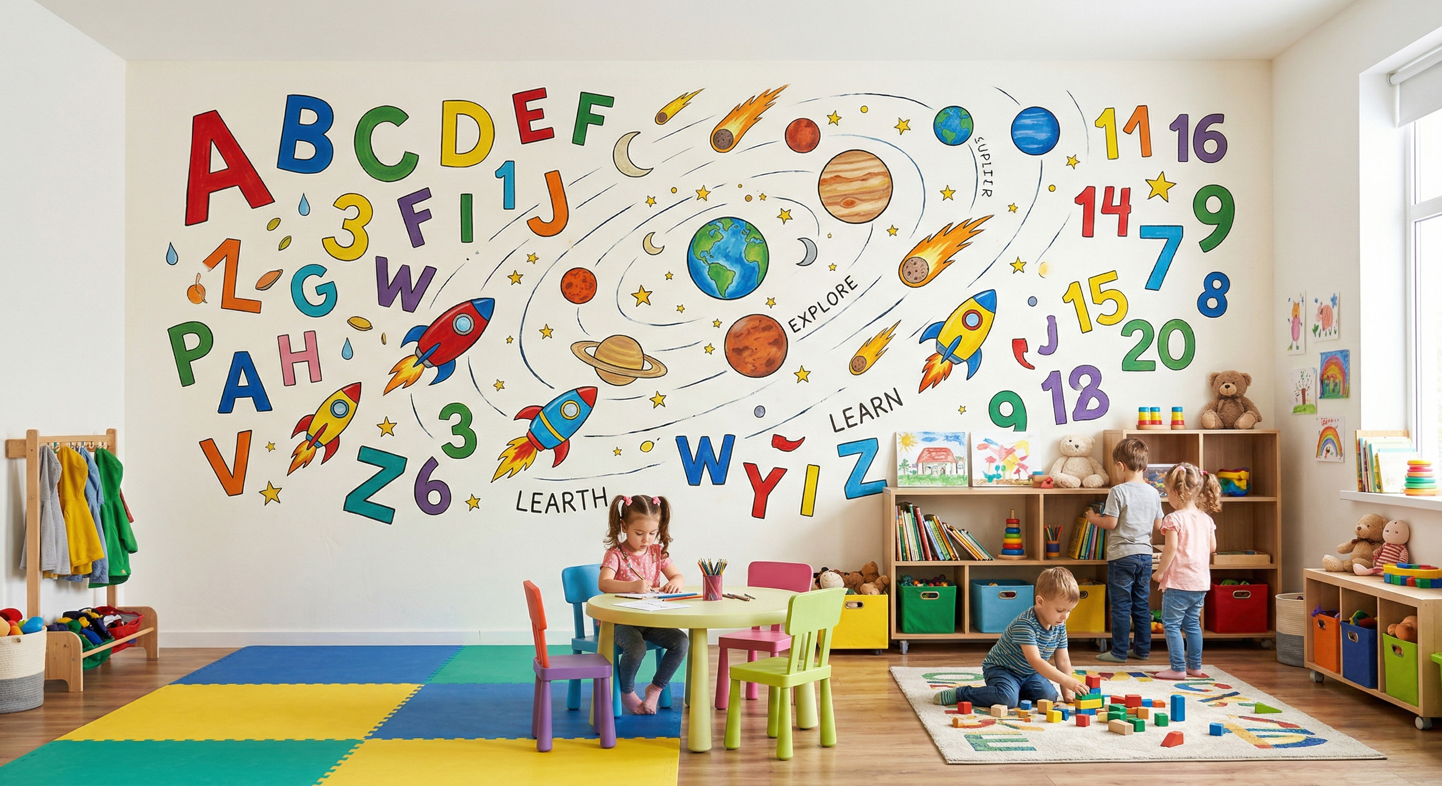 Mural w przedszkolu i szkole jako przewaga wizerunkowa placówki